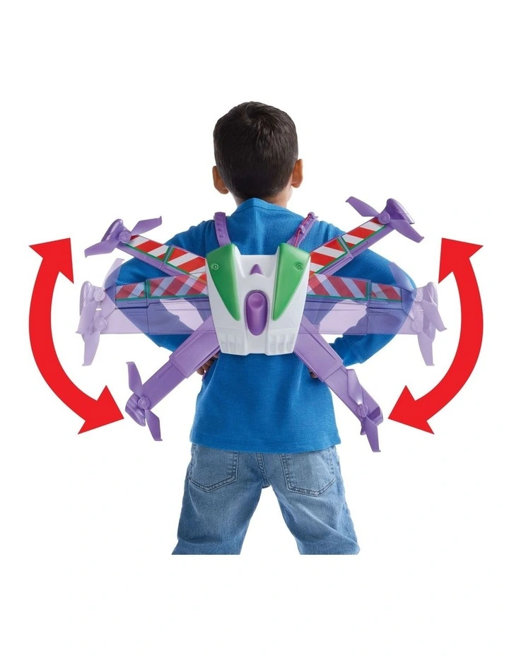 Disney and Pixar Toy Story 5 Hi-Tech Space Ranger Jetpack, Kids Role Play Gear with Lights & Sounds image 5