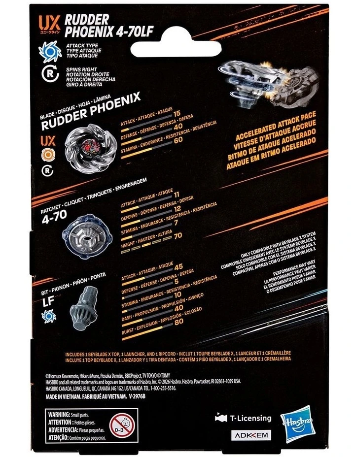 X Rudder Phoenix 4-70lf Ux Starter Pack Set image 3