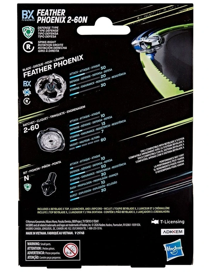 X Feather Phoenix 2-60n Bx Starter Pack Set image 3