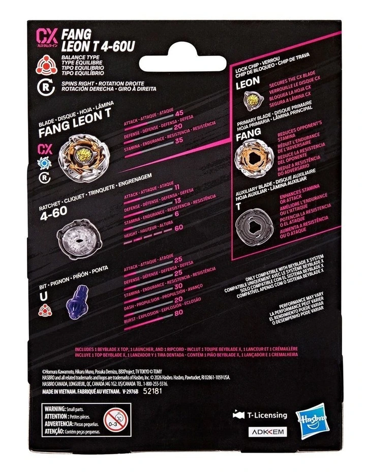 X Fang Leon T 4-60u Cx Starter Pack Set image 3