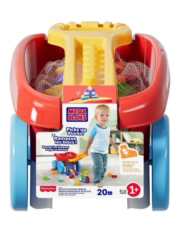First Builders Block Scooping Wagon image 1
