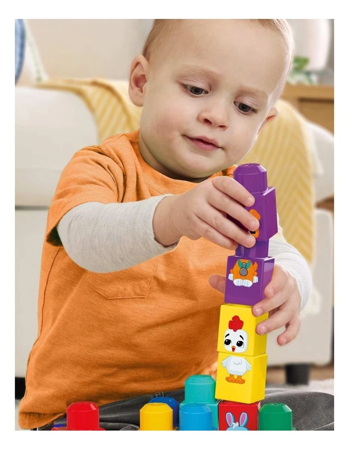 First Builders Build And Match Animal Tractor Block image 3