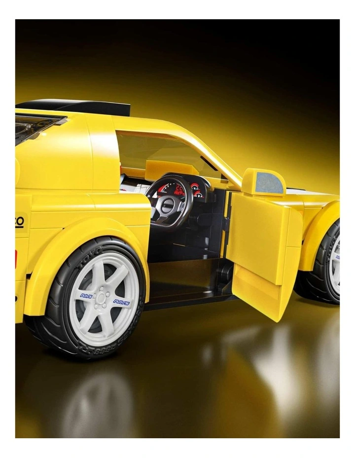 Mattel Brick Shop Hot Wheels 07 Honda S2000 Building Toy Kit image 3