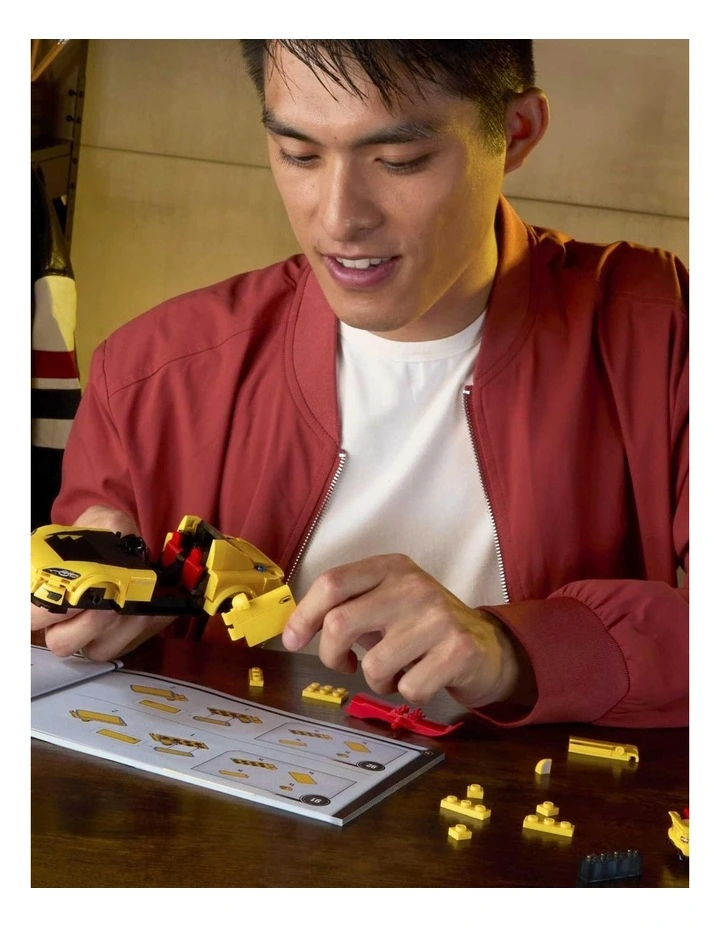 Mattel Brick Shop Hot Wheels 07 Honda S2000 Building Toy Kit image 4