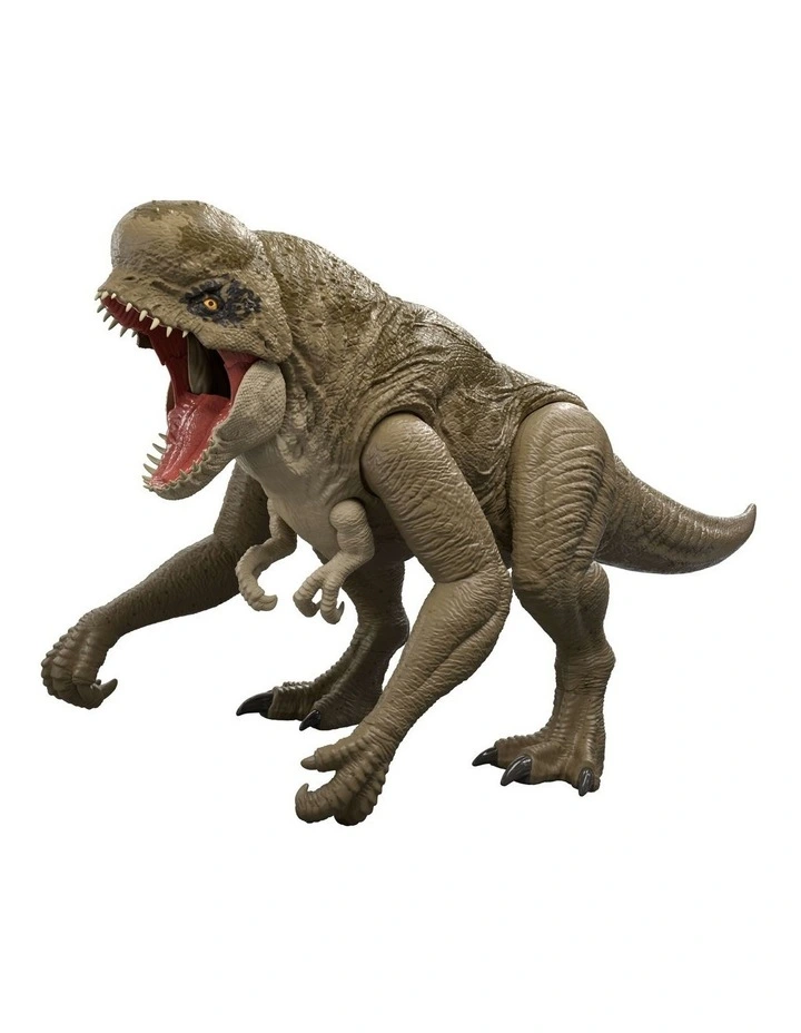 Jurassic World Rebirth Super Colossal Distortus Rex Dinosaur Figure, 31 Inch, Swallows Minis image 2