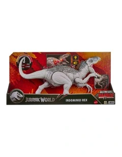 Jurassic World Ultimate Damage Indominus Rex Dinosaur Figure, Lights & Sounds & Attack