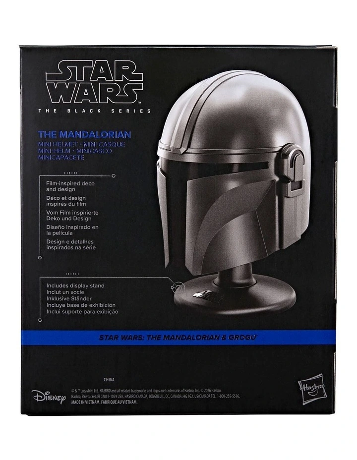 Star Wars The Black Series The Mandalorian Mini Helmet image 3