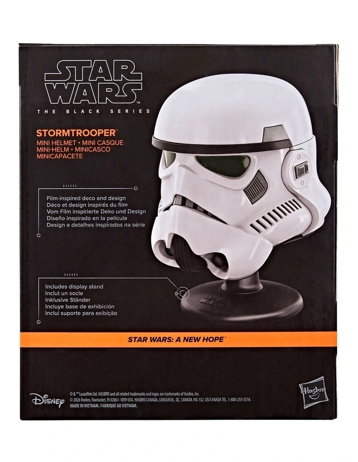 Star Wars The Black Series Stormtrooper Mini Helmet image 3