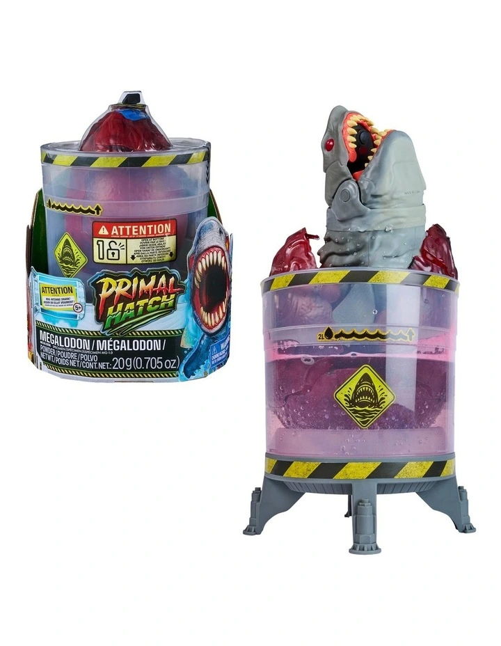 Primal Hatch Megalodon Hatching Egg Shark Toy, Interactive Shark Kids Toys for Boys & Girls Ages 5 and Up image 1