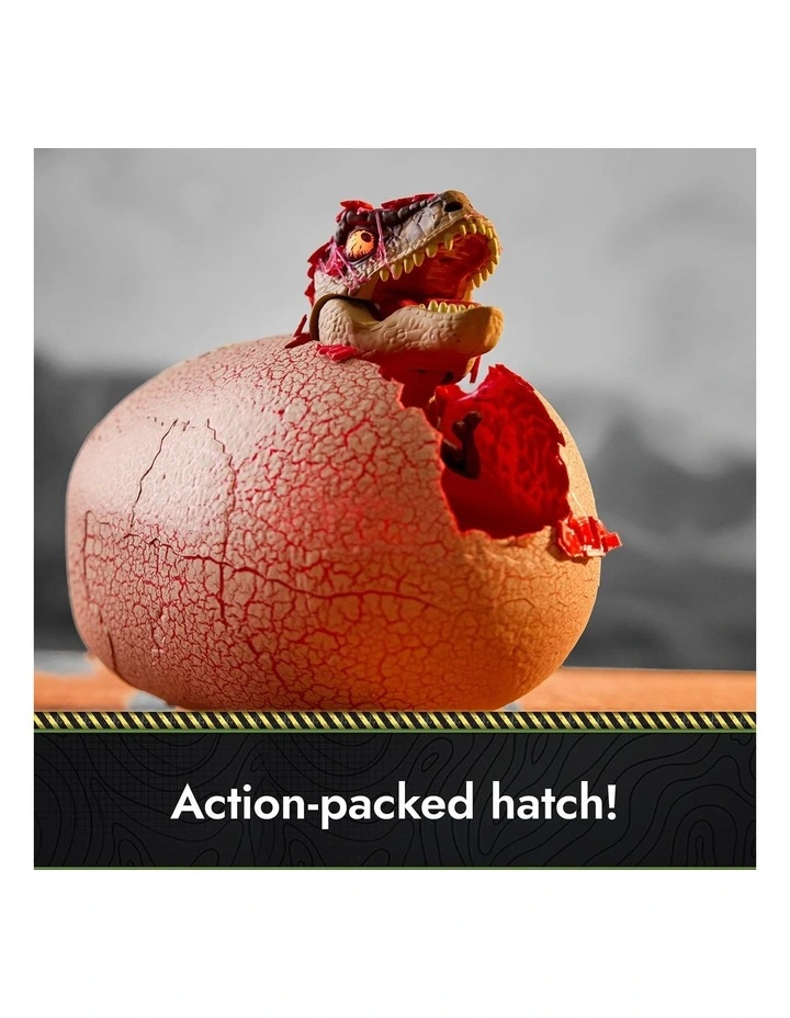 Jurassic World Primal Hatch Interactive Toy Dinosaur & Egg, Hatch & Train your own Baby Dino with 100 Sounds & Reactions image 4