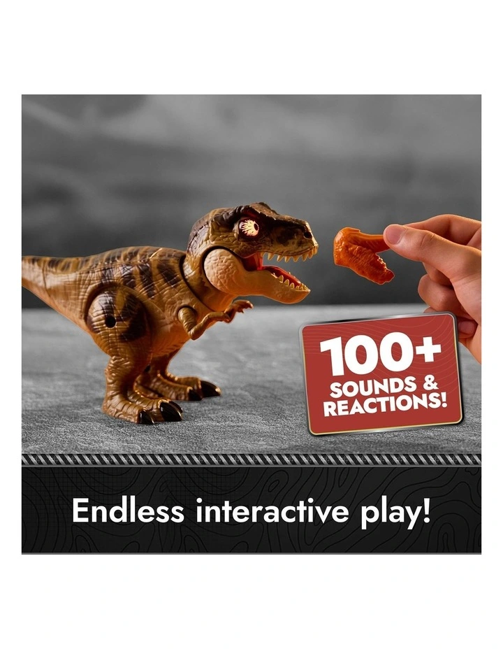 Jurassic World Primal Hatch Interactive Toy Dinosaur & Egg, Hatch & Train your own Baby Dino with 100 Sounds & Reactions image 6