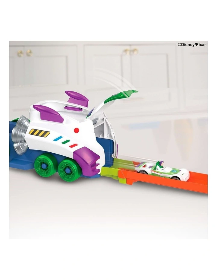 Superstar Speeders Disney and Pixar Hi-Tech Buzz Lightyear Launcher and Die-Cast Vehicle Toy image 4