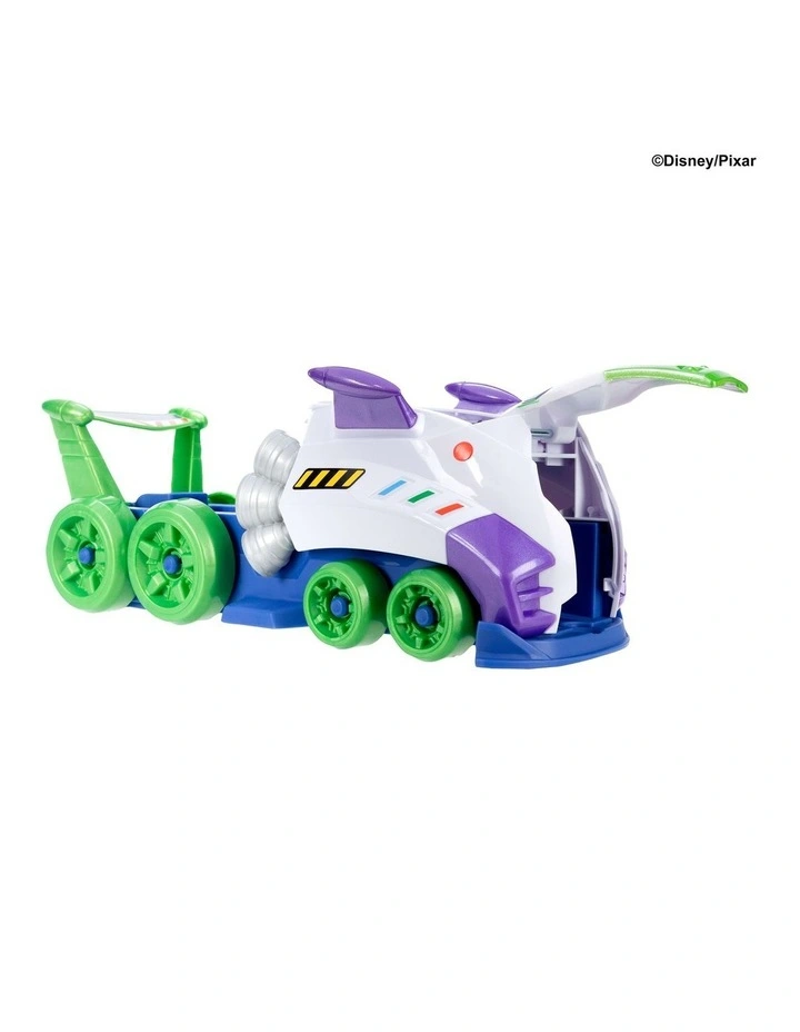 Superstar Speeders Disney and Pixar Hi-Tech Buzz Lightyear Launcher and Die-Cast Vehicle Toy image 5