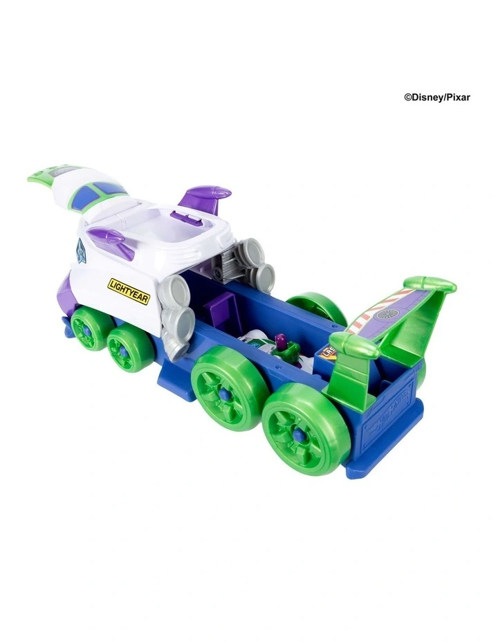 Superstar Speeders Disney and Pixar Hi-Tech Buzz Lightyear Launcher and Die-Cast Vehicle Toy image 6