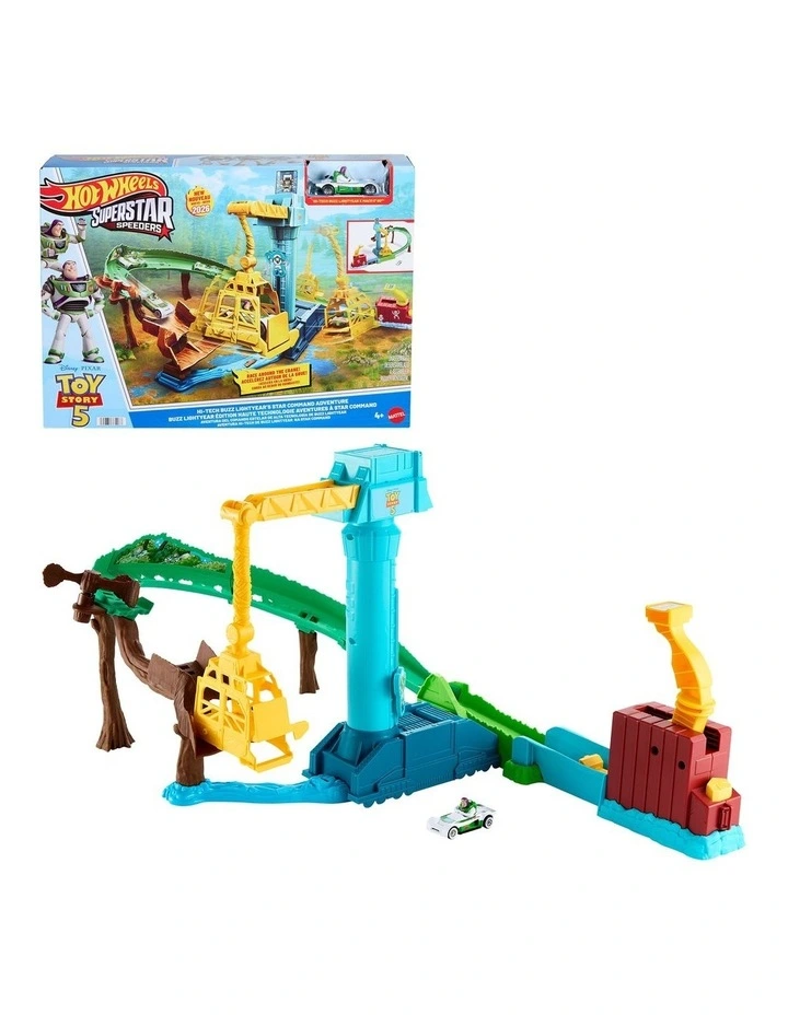 Superstar Speeders Hi-Tech Buzz Lightyears Star Command Track Set image 1