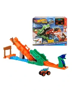 Monster Trucks Crocodile Crash Challenge Playset