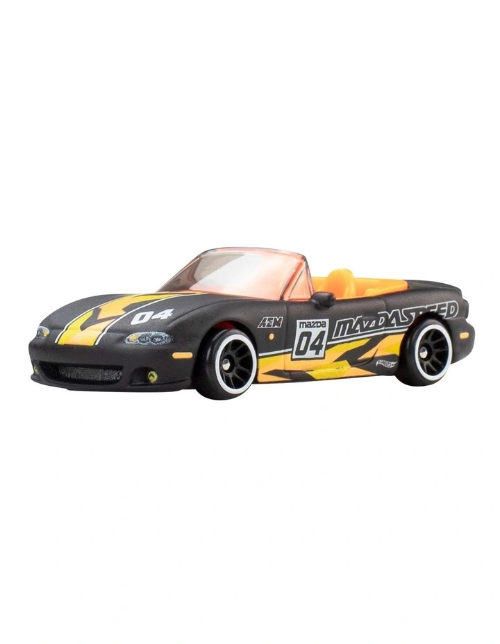 Hot Wheels Cars, Neon Speeders, 1 Die-Cast Toy Car with Neon Designs image 3
