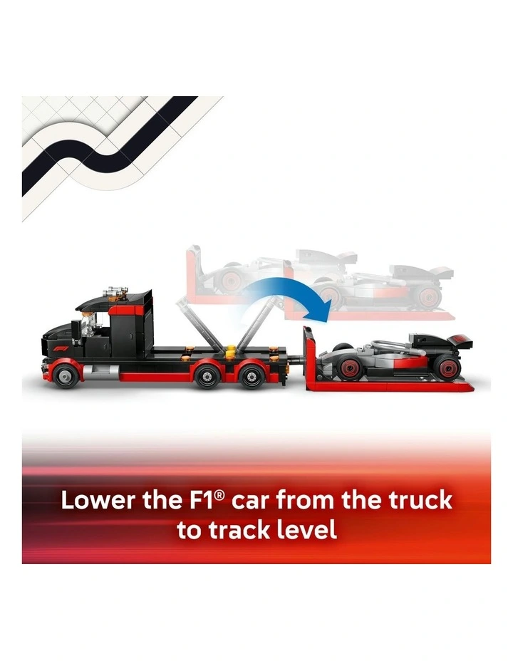 City F1 Display Truck with Audi F1 Race Car 60493 image 3