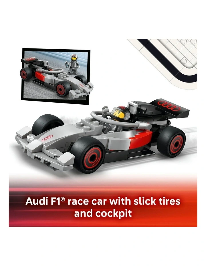 City F1 Display Truck with Audi F1 Race Car 60493 image 5