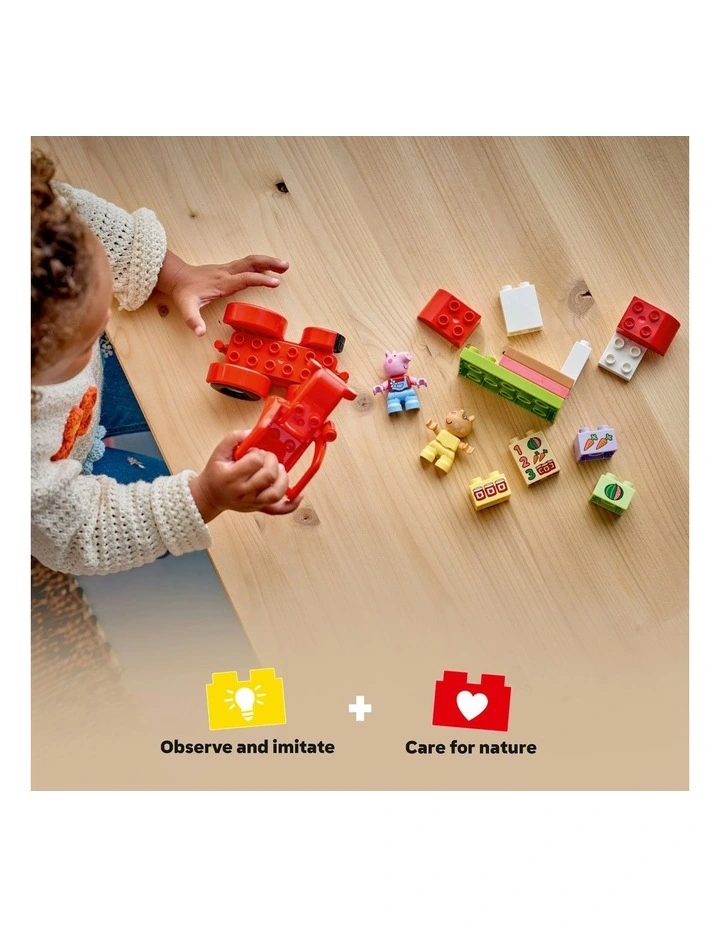 Duplo Peppa Pig Tractor And Market 10468 image 3