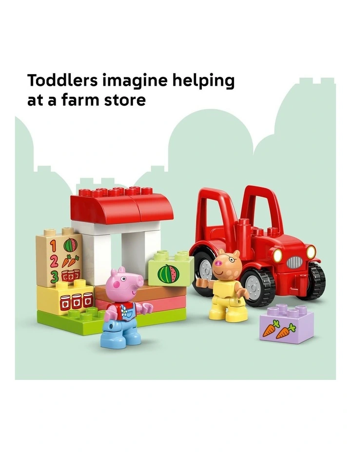Duplo Peppa Pig Tractor And Market 10468 image 4