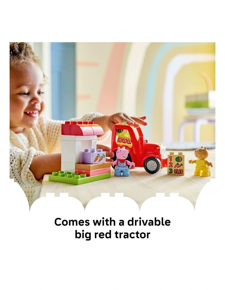 Duplo Peppa Pig Tractor And Market 10468 image 5
