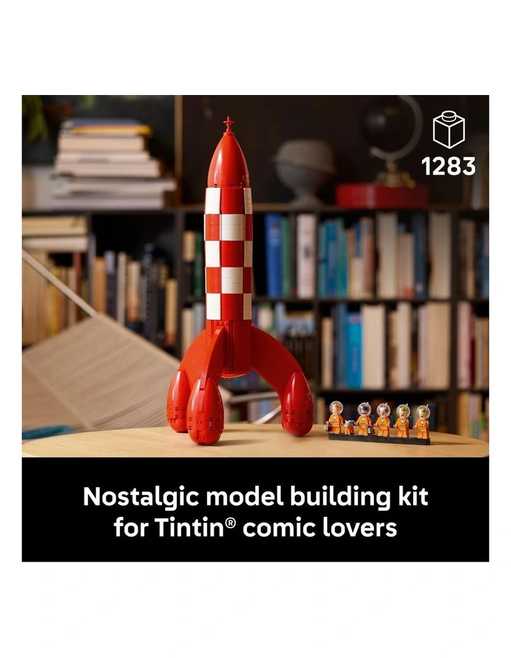 Ideas Tintin Moon Rocket 21367 image 2