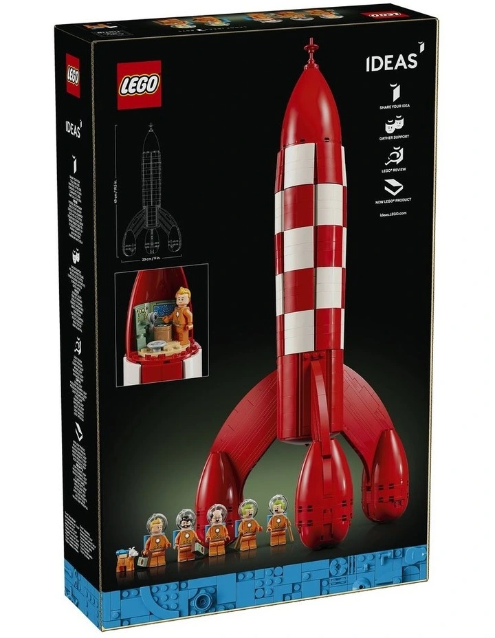 Ideas Tintin Moon Rocket 21367 image 7