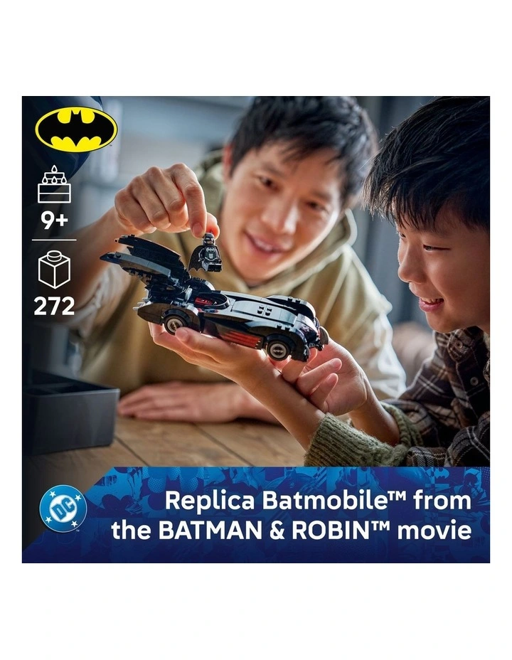 Super Heroes DC Batman & Robin Batmobile 76333 image 2