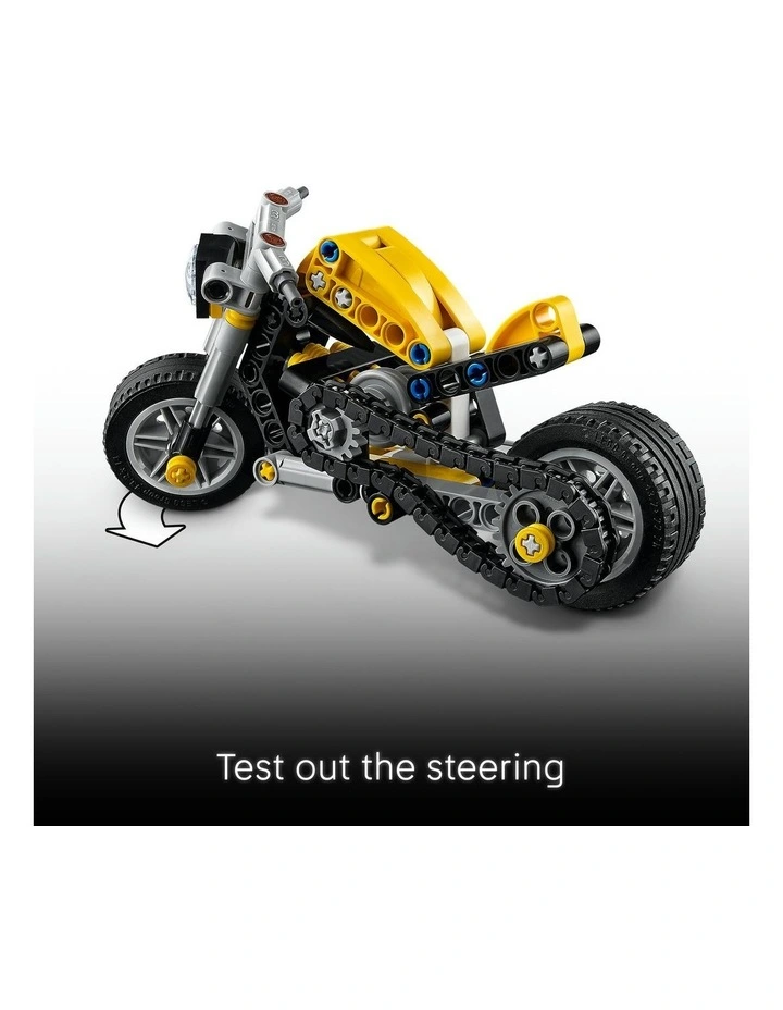 Technic Yellow Motorbike 42225 image 3