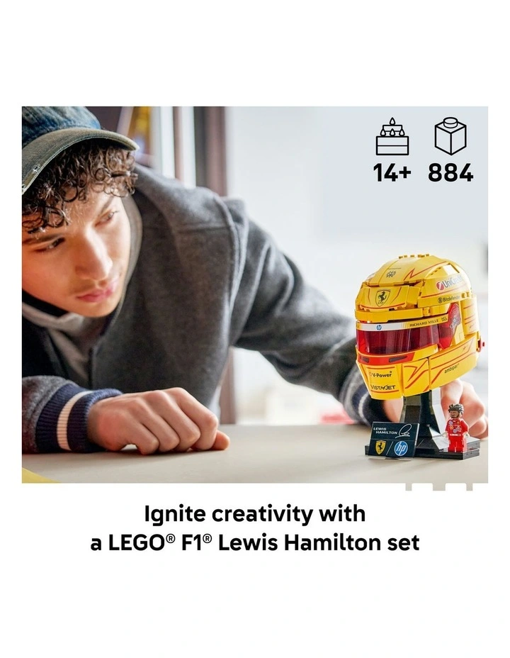 Editions Formula 1 Scuderia Ferrari HP Lewis Hamilton Helmet 43022 image 2