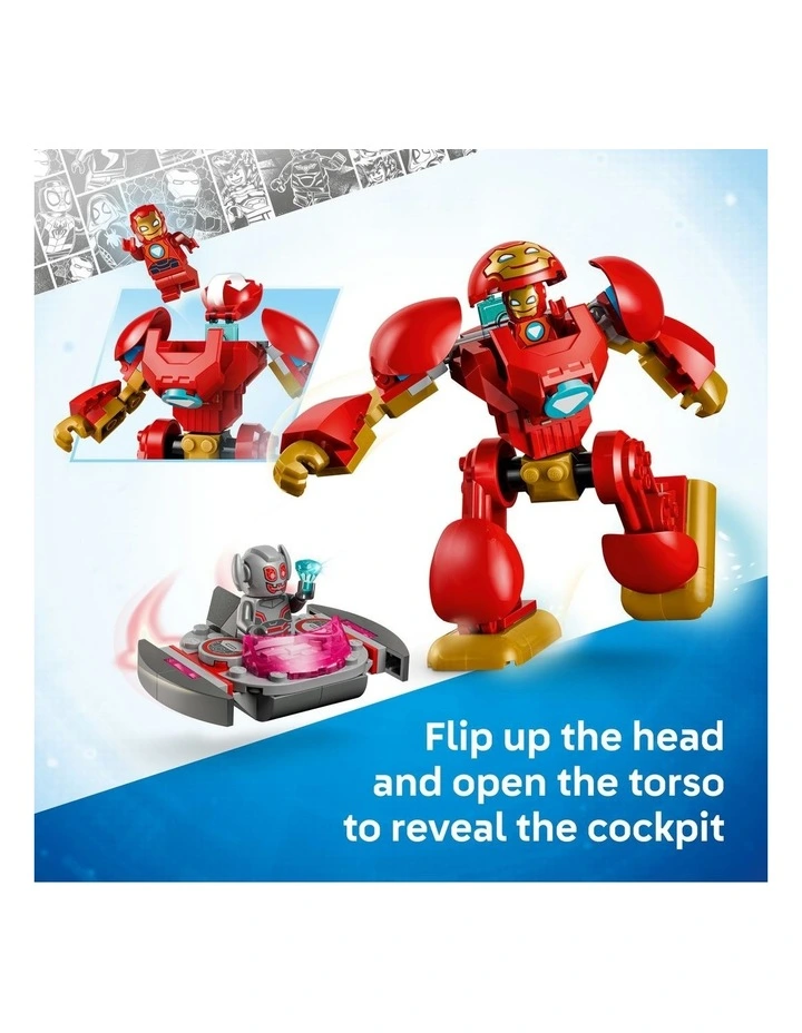 Disney Junior Marvel Ultron VS. Iron Man Toys Building Toy 11209 image 5