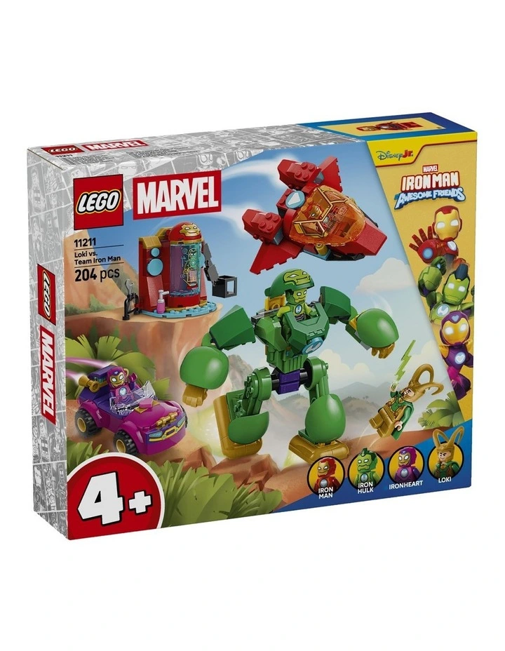 Disney Junior Marvel Loki VS. Team Iron Man Building Toys 11211 image 1