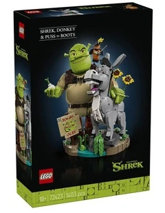 Shrek, Donkey & Puss in Boots Building Set 72423
