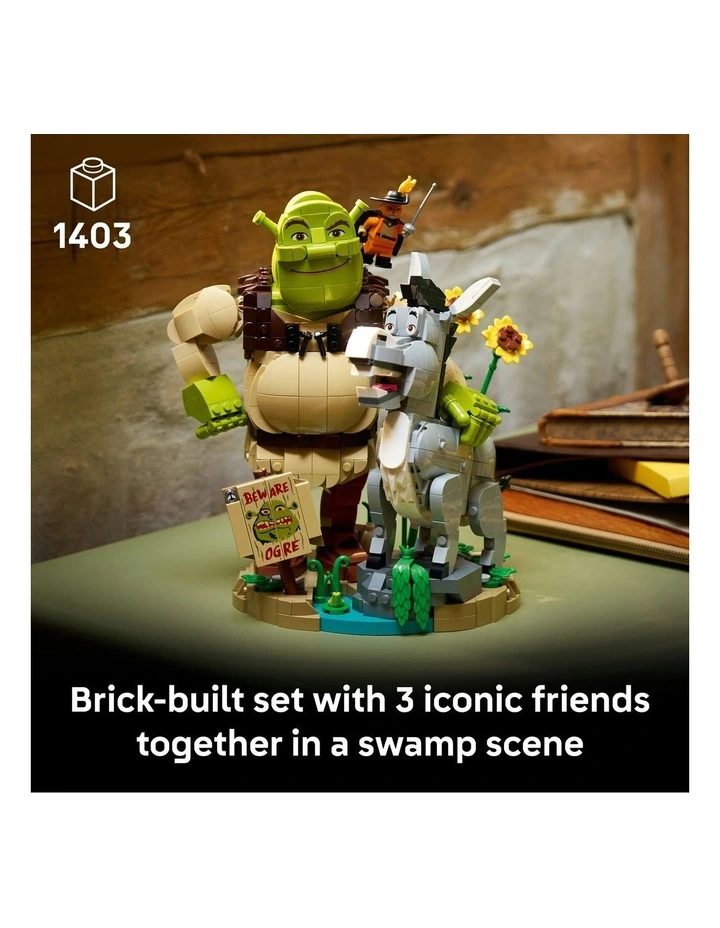 Shrek, Donkey & Puss in Boots Building Set 72423 image 2