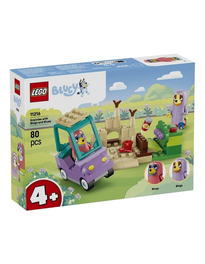 Bluey Grannies With Bingo And Bluey Building Toys 11216 image 1
