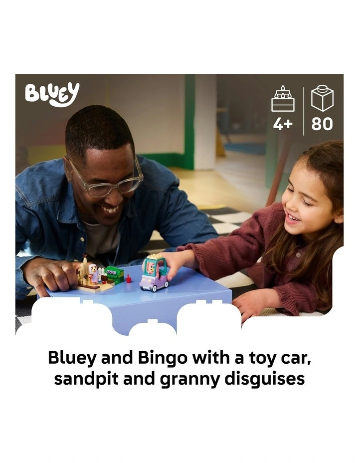 Bluey Grannies With Bingo And Bluey Building Toys 11216 image 2