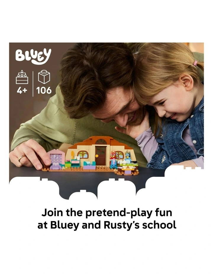 School With Rusty And Bluey Building Toys 11221 image 2