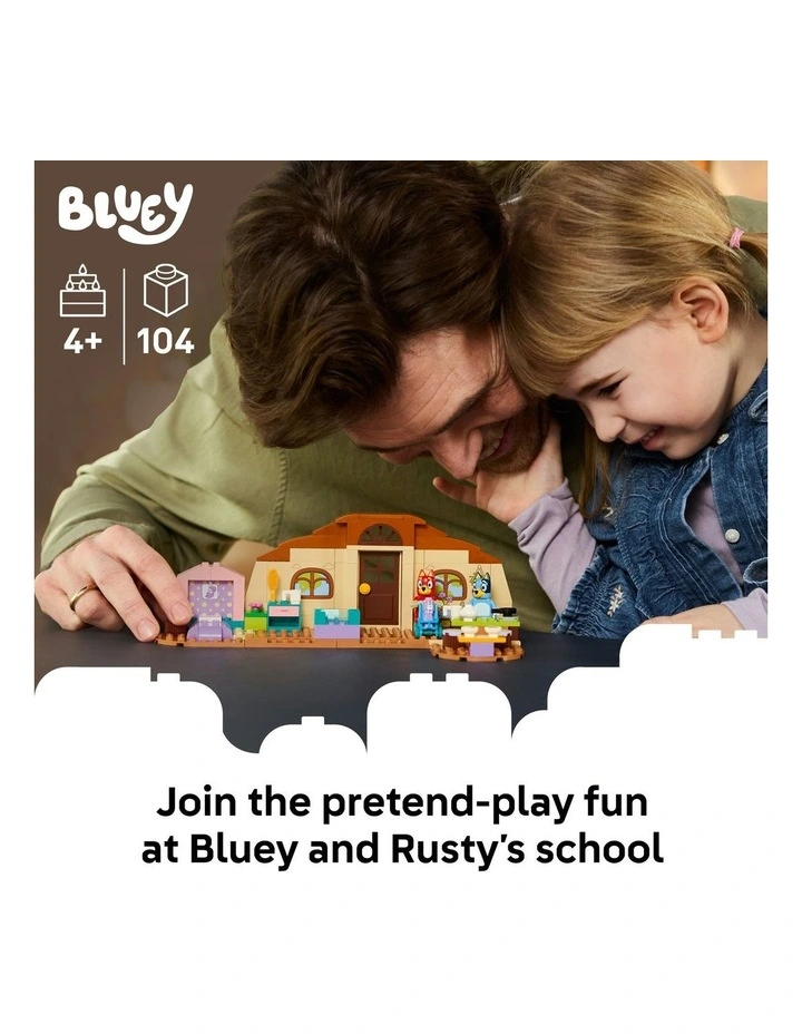 School With Rusty And Bluey Building Toys 11221 image 2