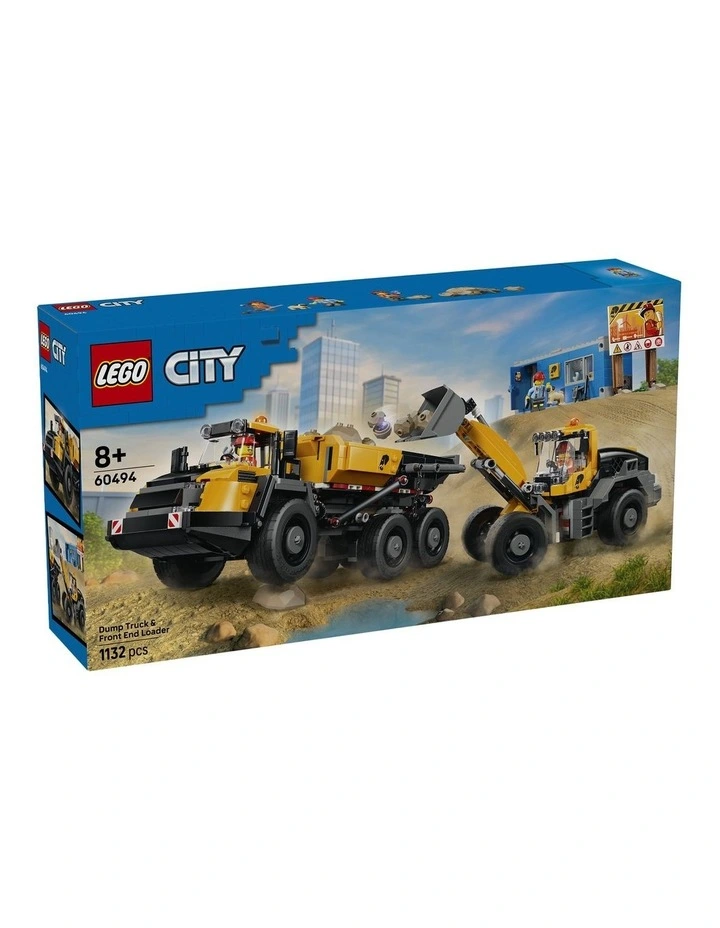 City Dump Truck & Front End Loader Building Set 60494 image 1