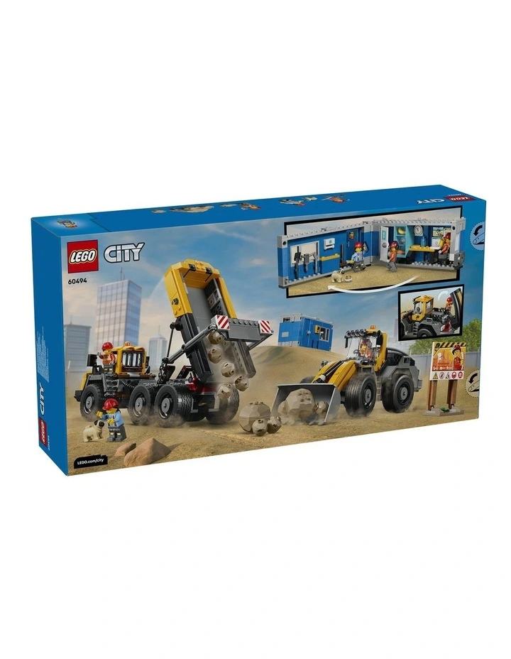 City Dump Truck & Front End Loader Building Set 60494 image 7