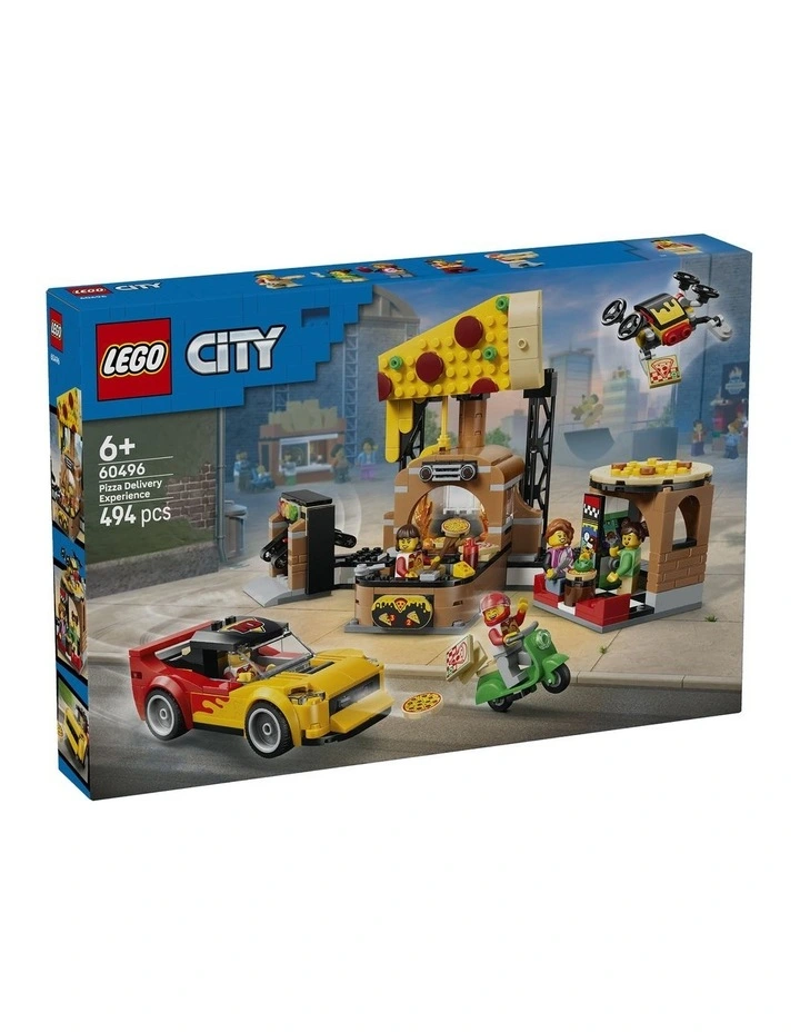 City Pizza Delivery Experience With Vehicles Playset 60496 image 1