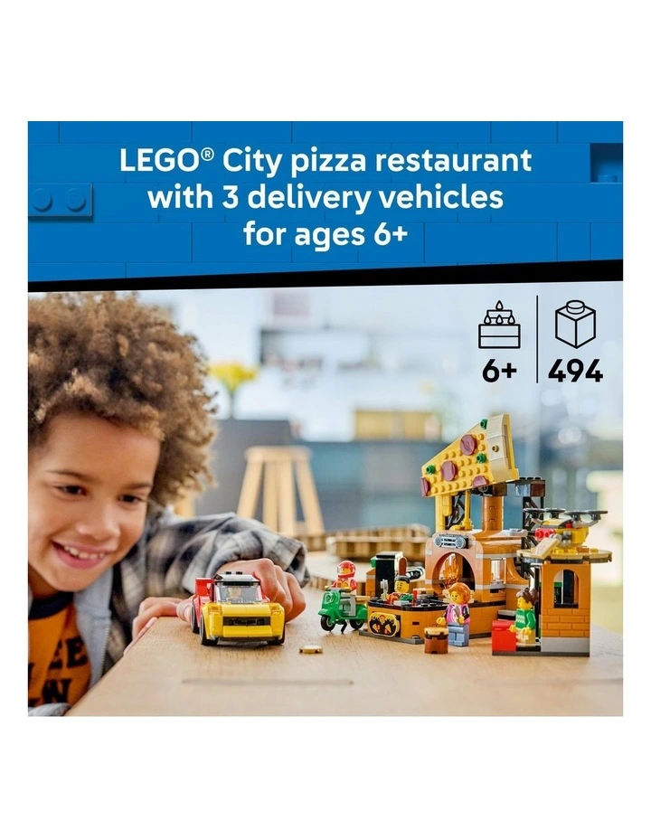 City Pizza Delivery Experience With Vehicles Playset 60496 image 2