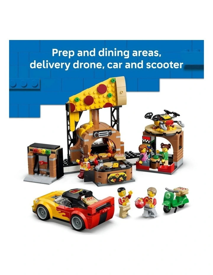 City Pizza Delivery Experience With Vehicles Playset 60496 image 3