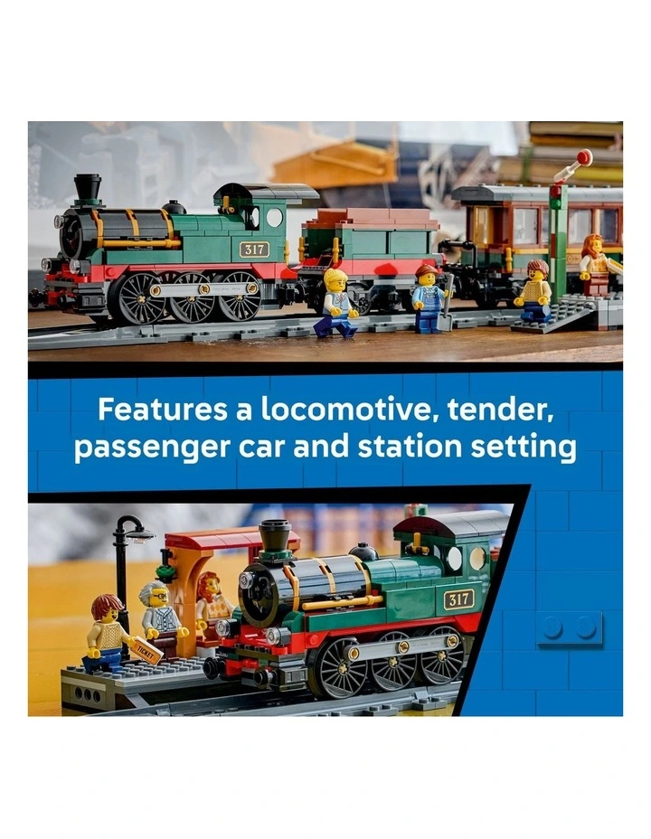 City Vintage Steam Train Building Set 60511 image 3