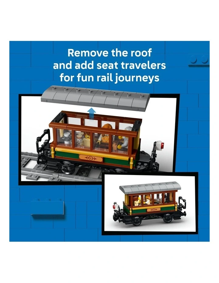 City Vintage Steam Train Building Set 60511 image 5