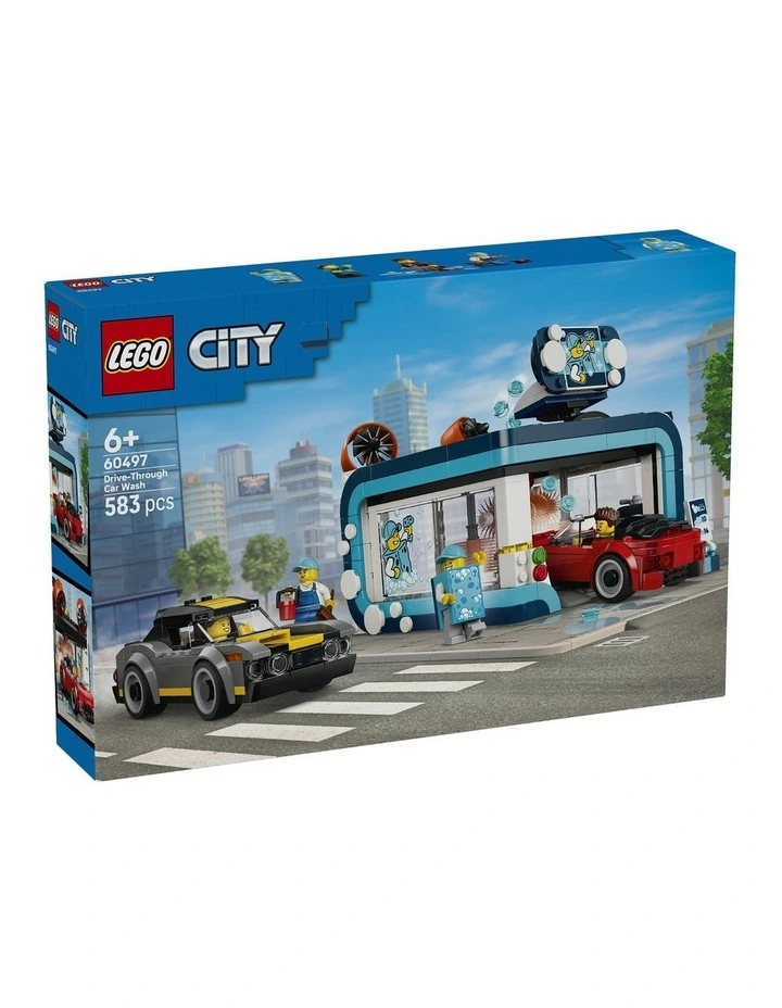 City Drive-Through Car Wash Building Kit 60497 image 1