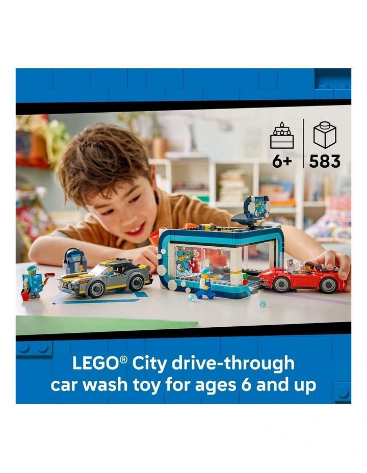 City Drive-Through Car Wash Building Kit 60497 image 2