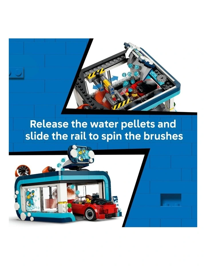 City Drive-Through Car Wash Building Kit 60497 image 3