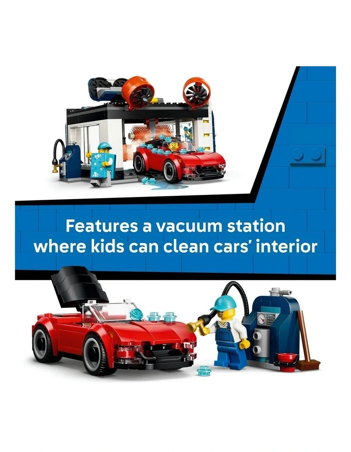 City Drive-Through Car Wash Building Kit 60497 image 5